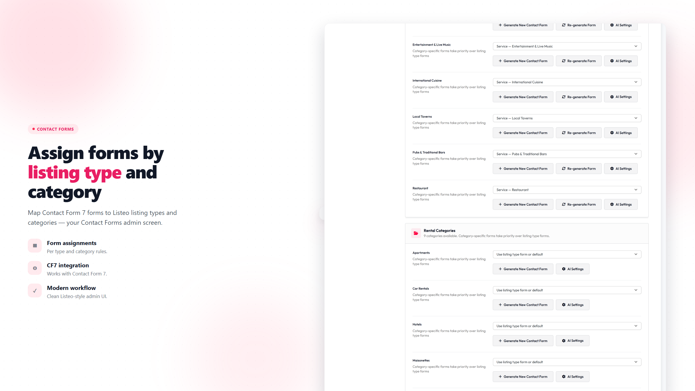 Contact Forms Manager for Listeo — 4