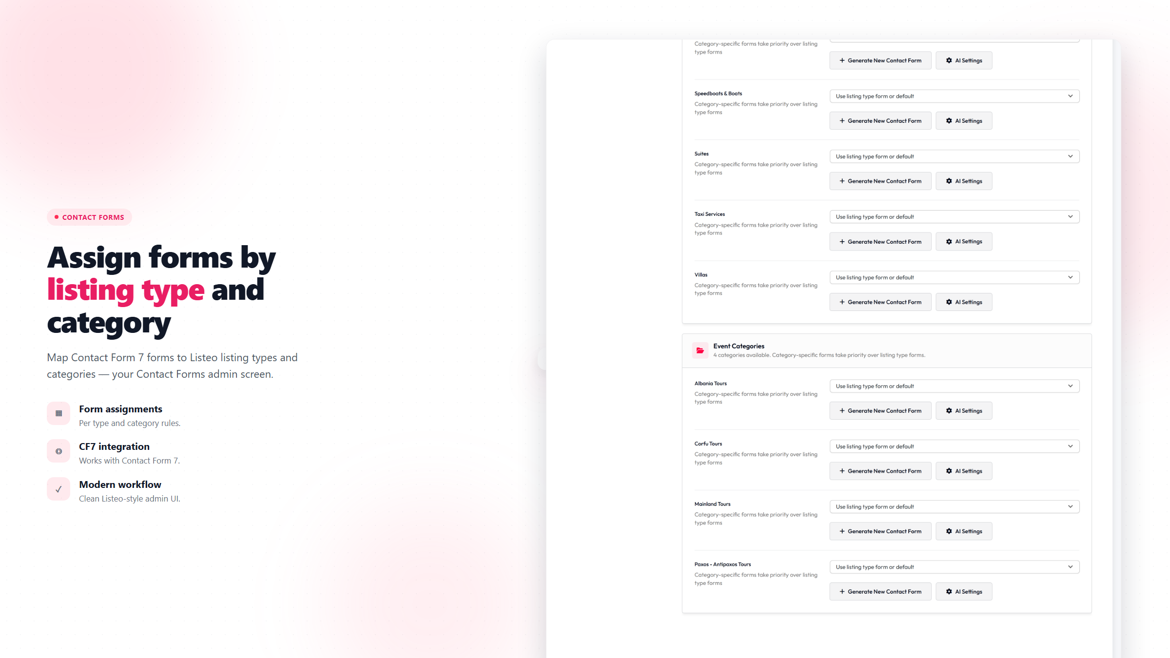 Contact Forms Manager for Listeo — 5