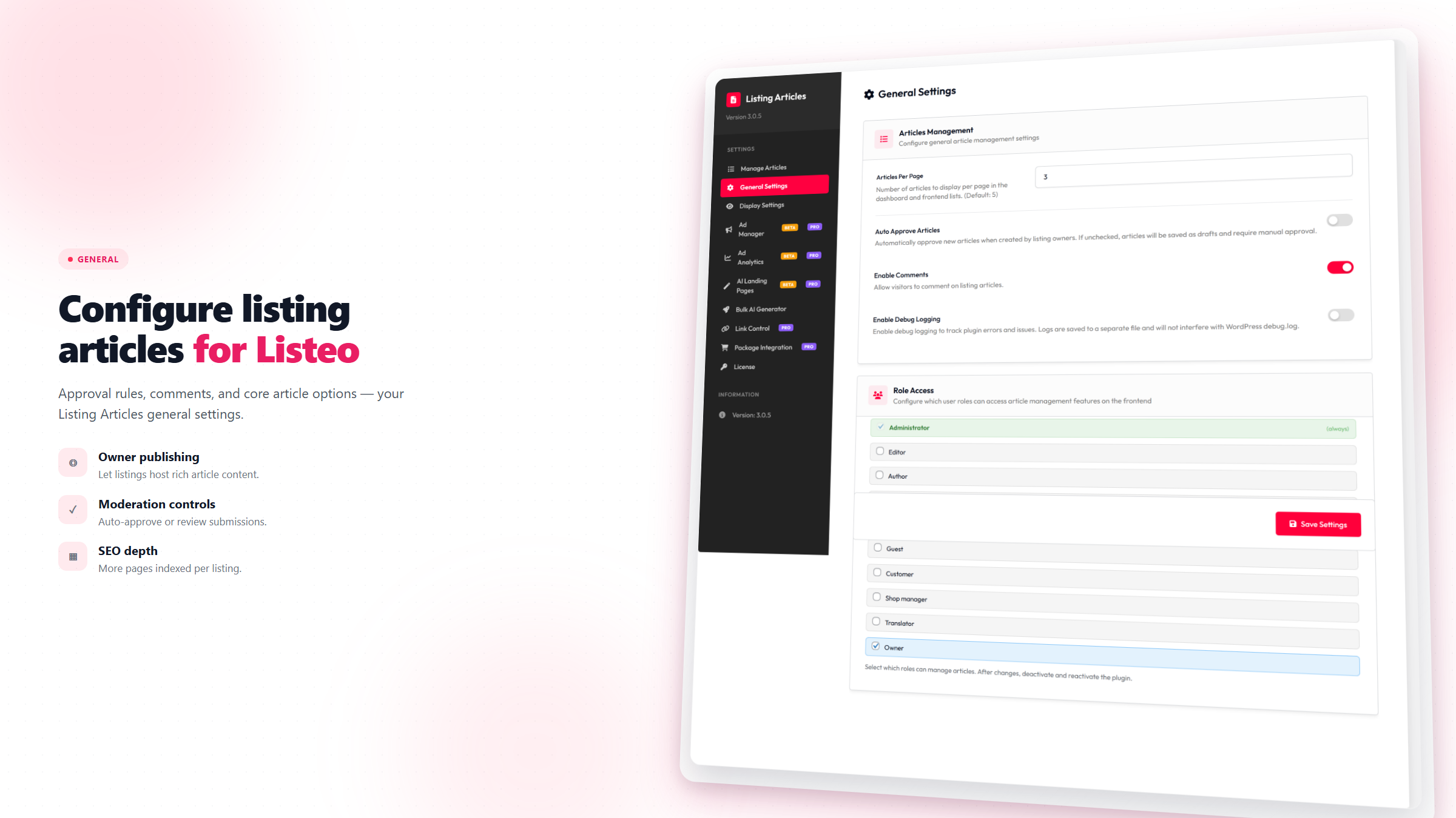 Listing Articles for Listeo